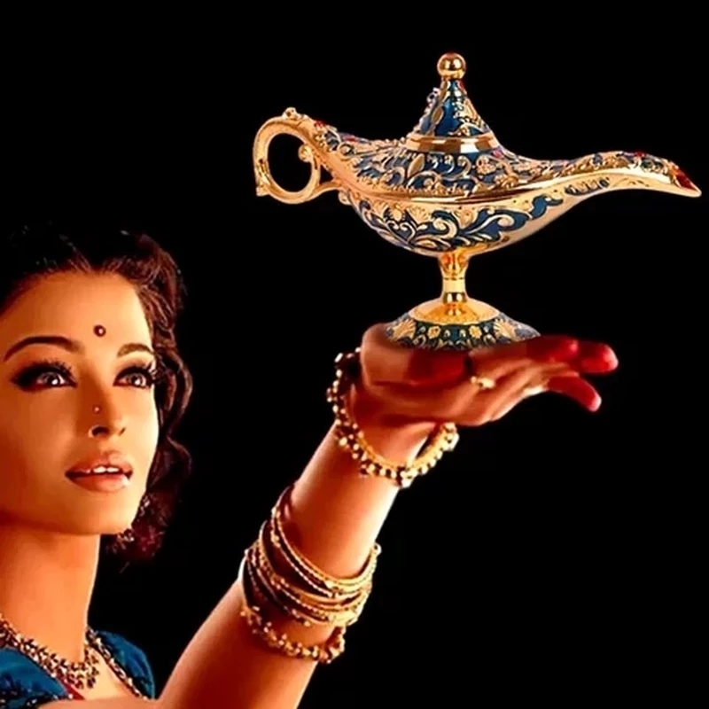 Home Decor Za - Large Size Aladdin Magic Lamp Home
