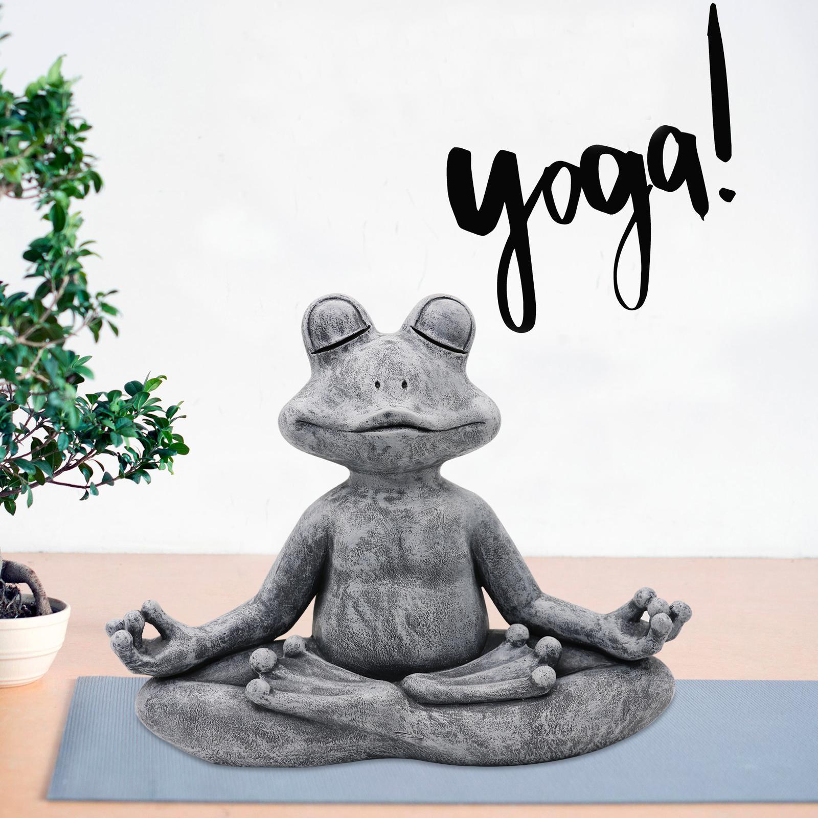 Home Decor Za - 2023 Frog Figurine Resin Zen Yoga