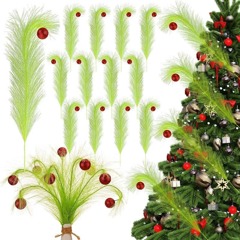 Christmas Twisted Green Branch - Pampas Grass Decor review and price