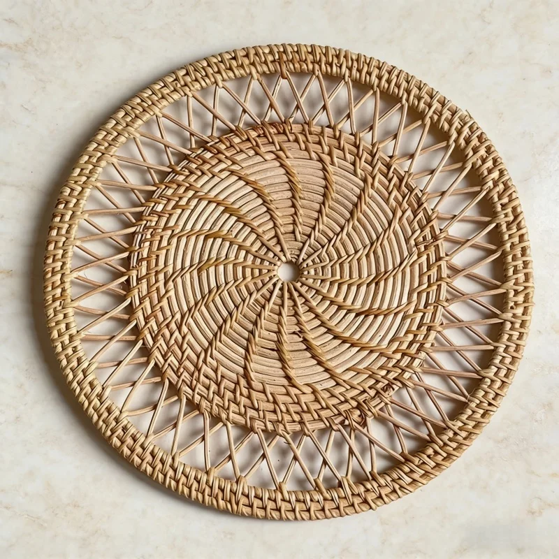 Round Wicker Tray Rattan Woven - Rattan Plant Basket review and price