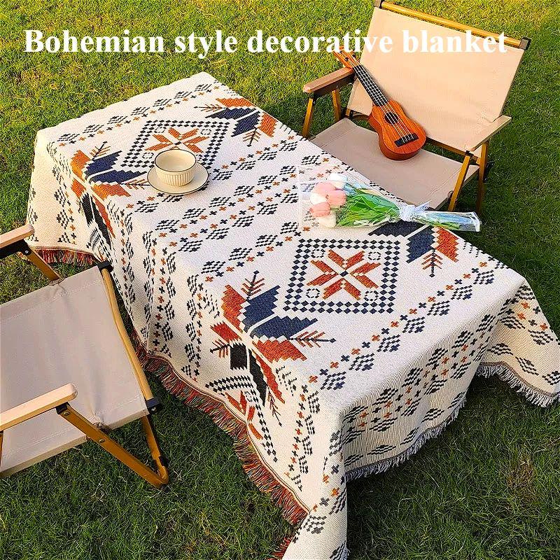 Outdoor Camping Blanket, Bohem - Linen Table Runner review and price