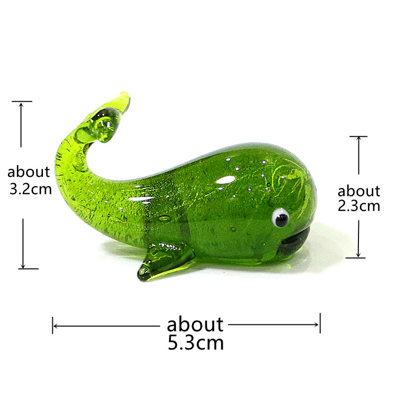 Murano Glass Whale Miniature F - Home Decor Y2K review and price