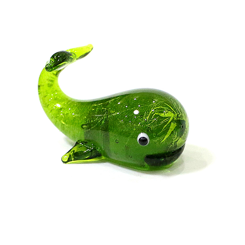 Murano Glass Whale Miniature F - Home Decor Y2K review and price