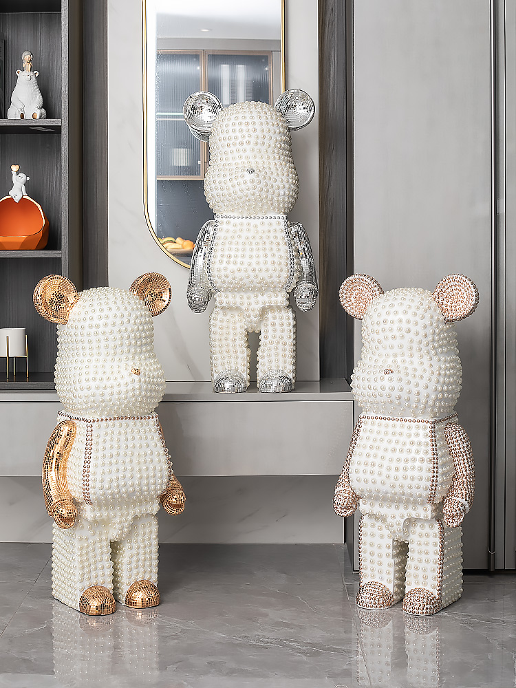 Cartoon Bear Ornament Home Dec - Home Decor Y2K review and price