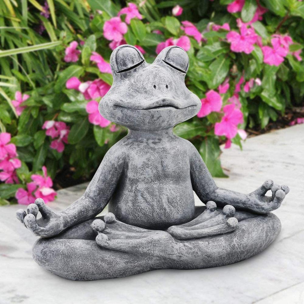 2023 Frog Figurine Resin Zen Y - Home Decor Za review and price