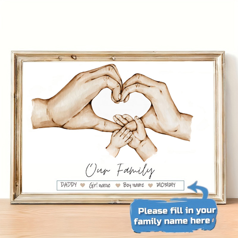 Personalized Custom Family Han - Home Decor Theme review and price