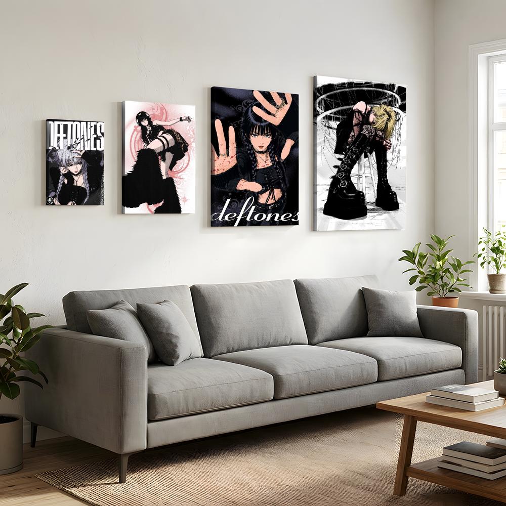 Y2K Gothic Anime Rock Girl Fra - Home Decor Y2K review and price
