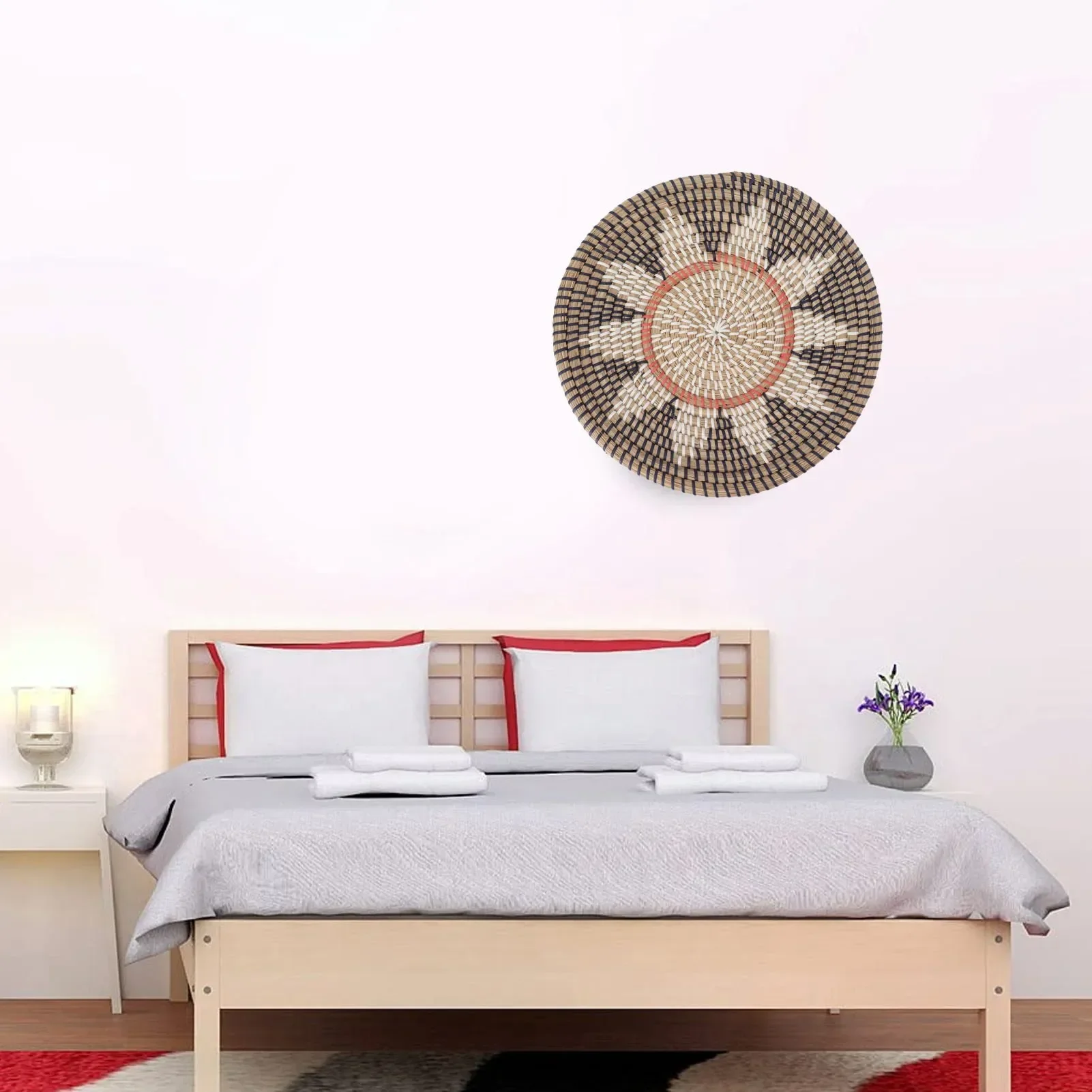 Round Grass Wall Ornaments 35c - Rattan Plant Basket review and price