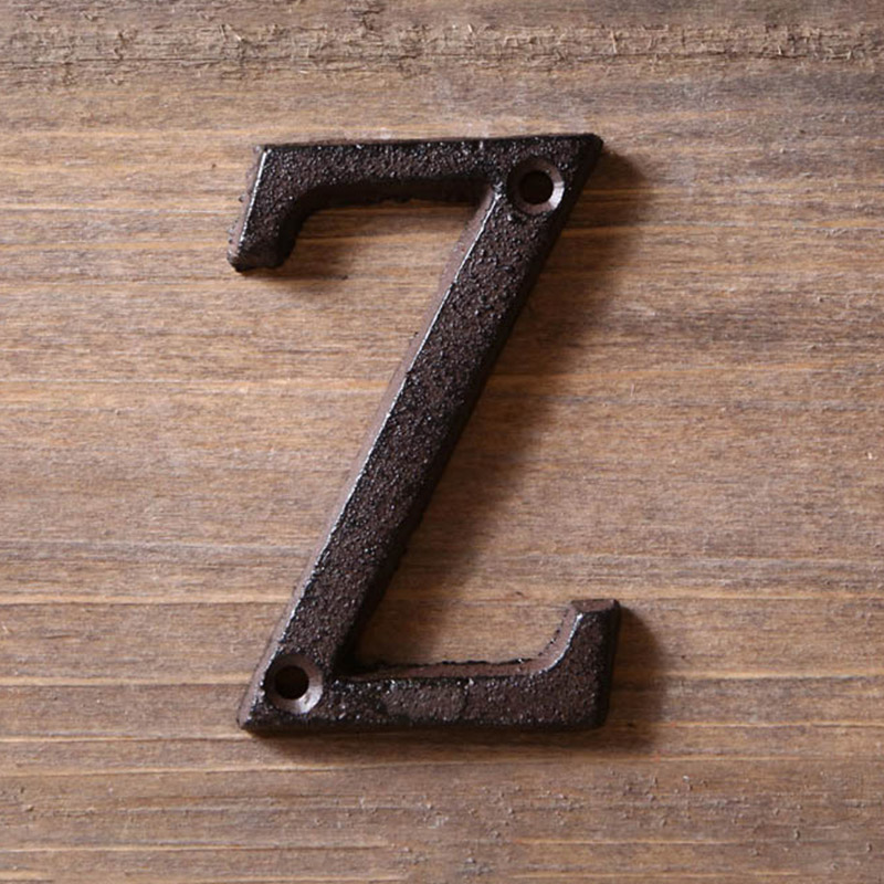 Metal Letters Numbers Cast Iro - Home Decor Y2K review and price