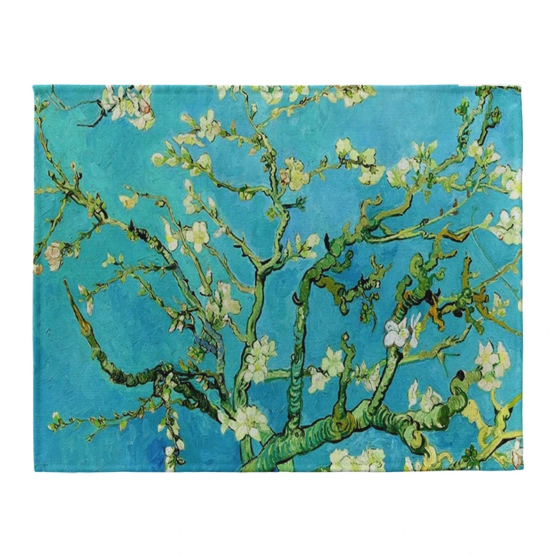 New Van Gogh Oil Painting Tabl - Linen Table Runner review and price