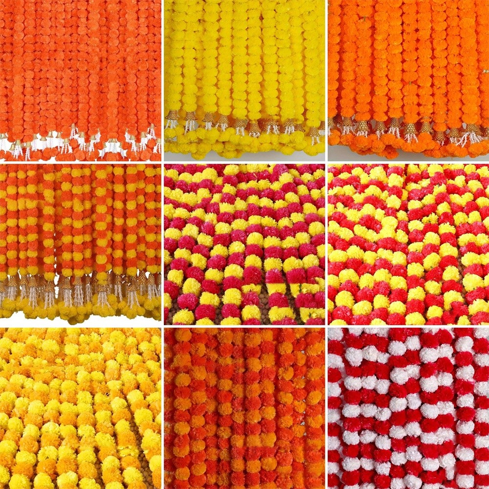 Long Strands Artificial Marigo - Home Decor Indonesia review and price