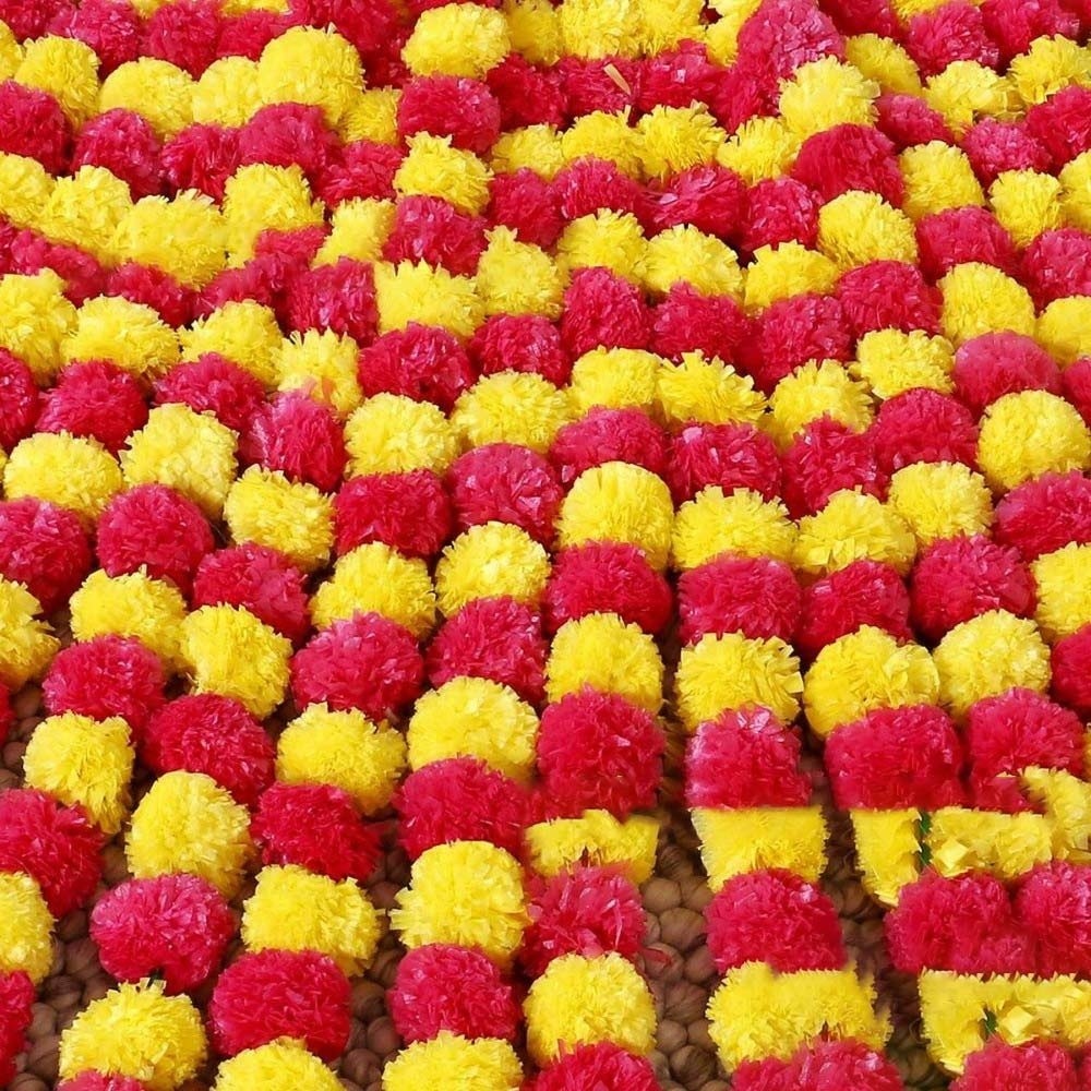 Long Strands Artificial Marigo - Home Decor Indonesia review and price