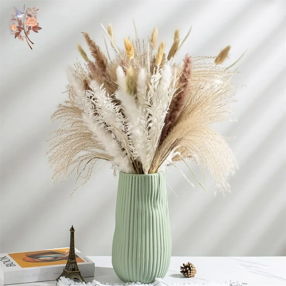 88pcs Natural Fluffy Dried Pam - Pampas Grass Decor review and price