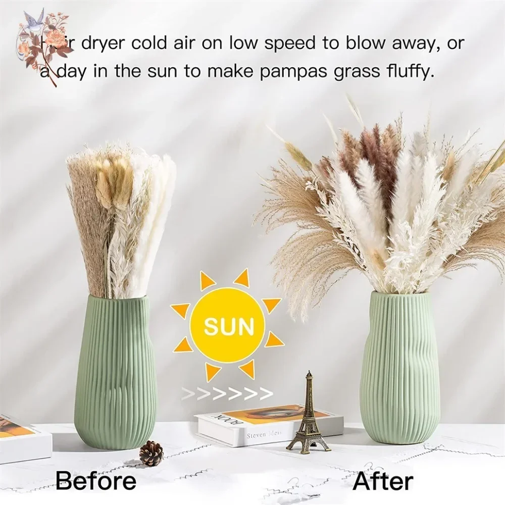 88pcs Natural Fluffy Dried Pam - Pampas Grass Decor review and price