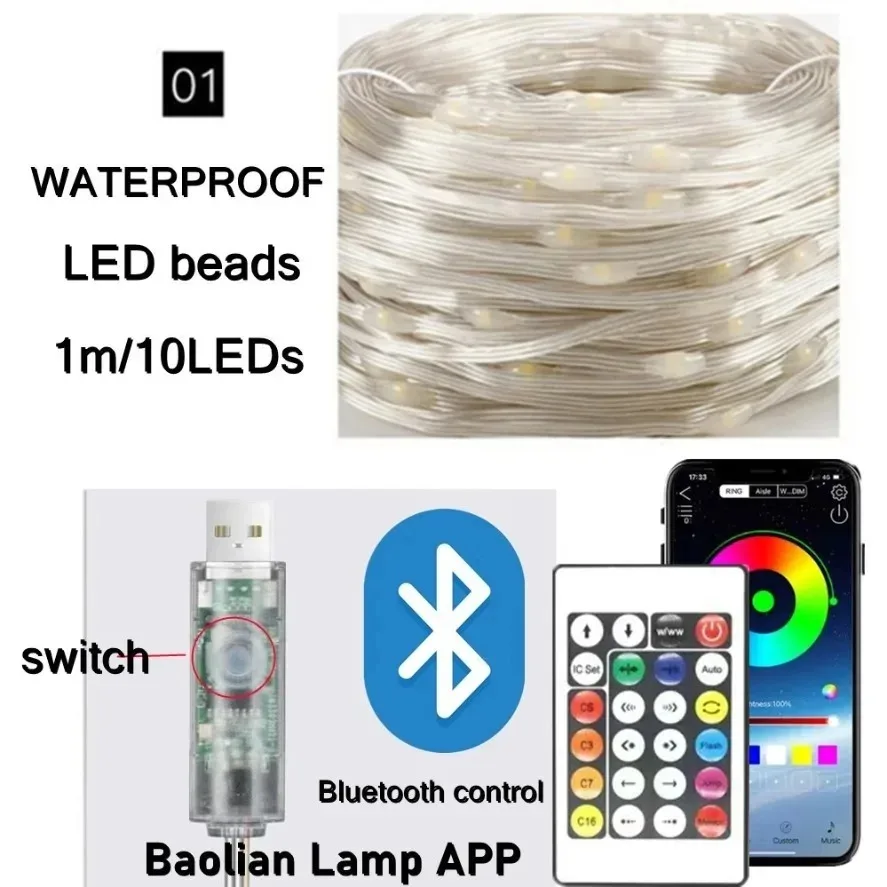 5-20m WS2812B RGB LED Fairy St - Home Decor Free App review and price