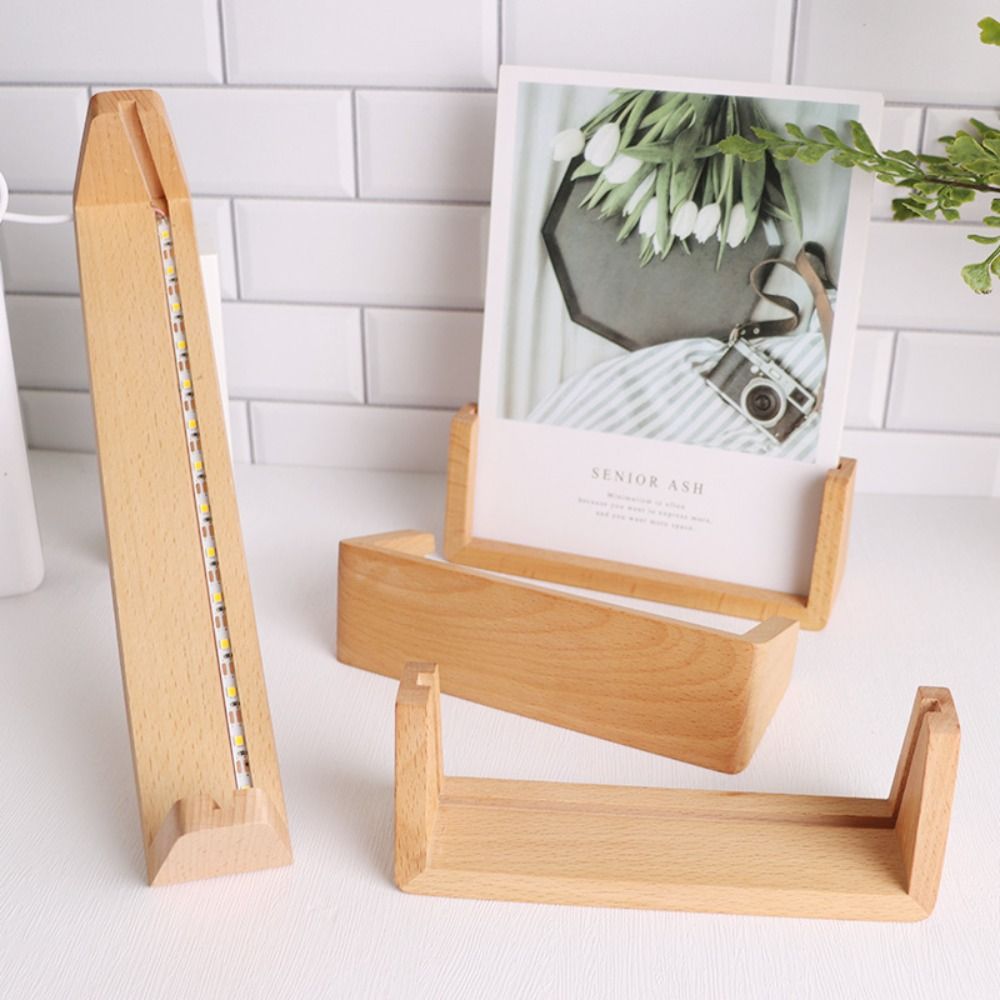 Warm Light Wooden Lighted Base - Bamboo Photo Frame review and price
