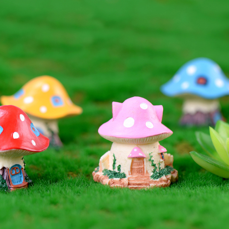 1PC Kawaii Garden Mini Mushroo - Home Decor Za review and price
