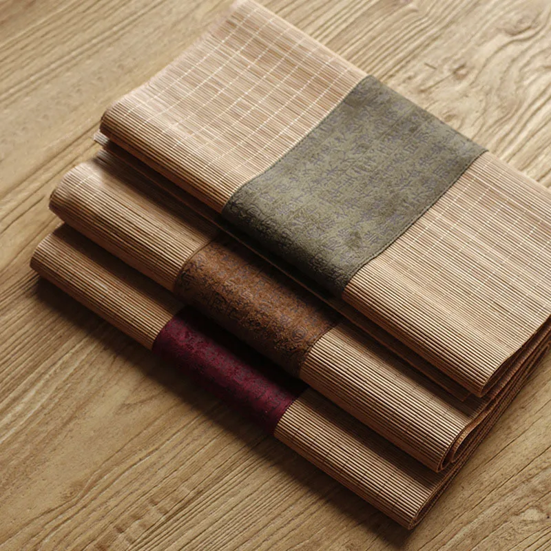 Fabric Bamboo Tea Mat Linen Ze - Linen Table Runner review and price