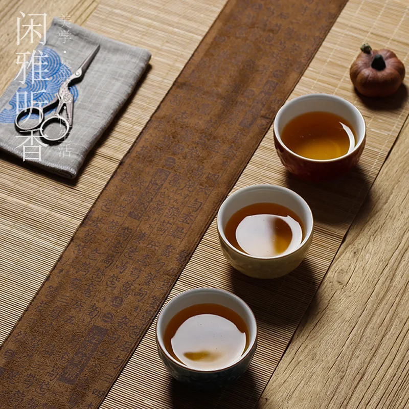Fabric Bamboo Tea Mat Linen Ze - Linen Table Runner review and price