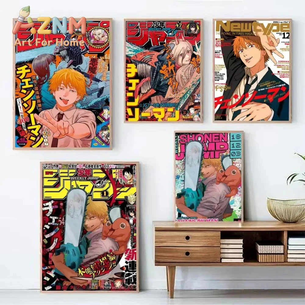 AZNM Chainsaw Man Anime Canvas - Home Decor Magazine review and price