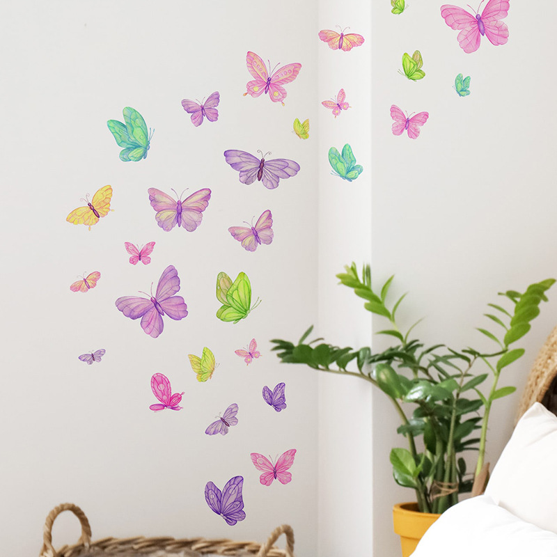 Romantic Butterfly Wall Sticke - Home Decor Indonesia review and price