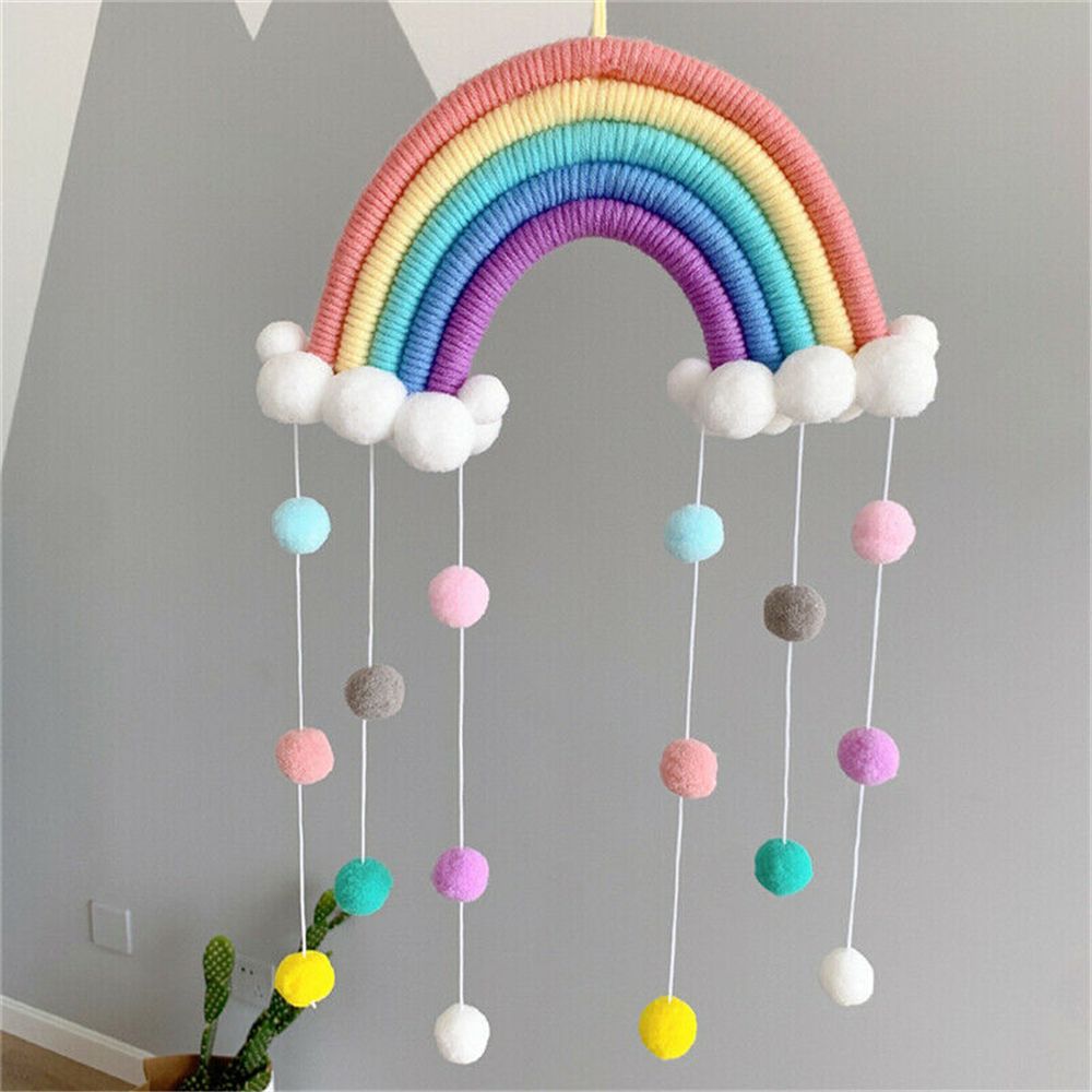 Hand-woven Five Strands Rainbo - Home Decor Y2K review and price