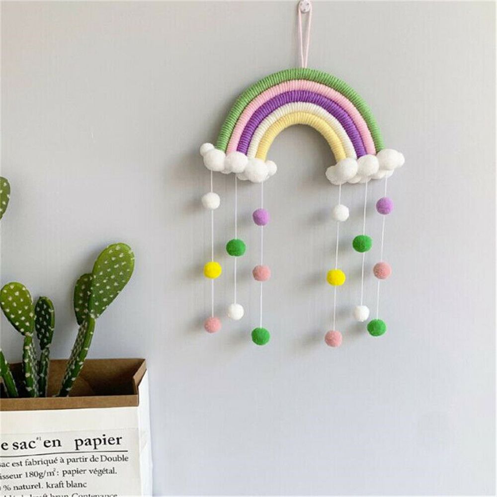 Hand-woven Five Strands Rainbo - Home Decor Y2K review and price