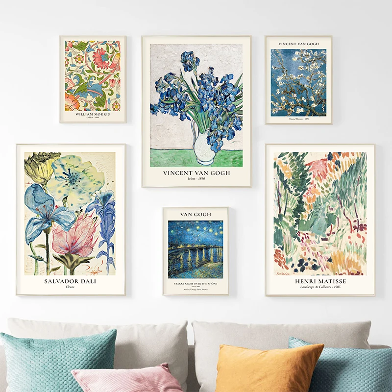 Van Gogh Star Vase Series Wall - Home Decor Za review and price