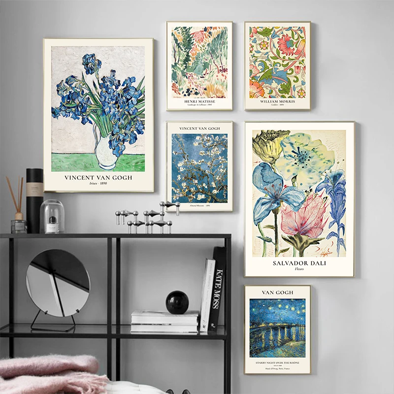 Van Gogh Star Vase Series Wall - Home Decor Za review and price
