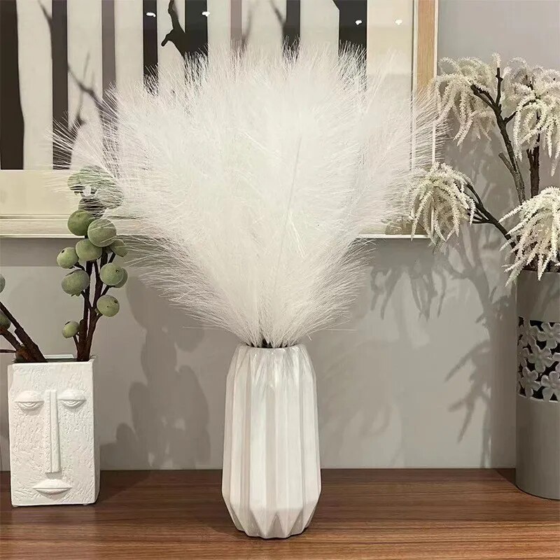 10PCS Artificial Pompous Grass - Pampas Grass Decor review and price