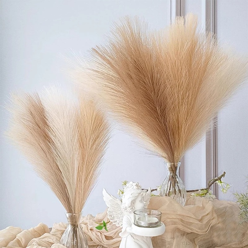 5/10Pcs 55CM Artificial Pampas - Pampas Grass Decor review and price