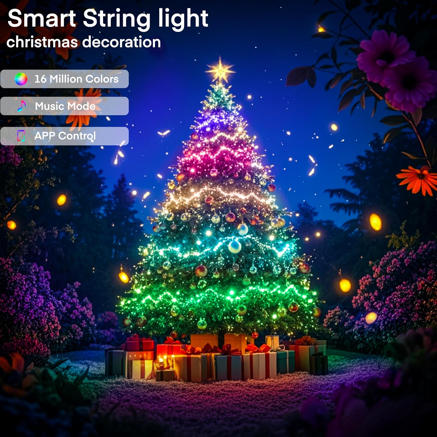 WS2812B RGBIC LED String Light - Home Decor Free App review and price