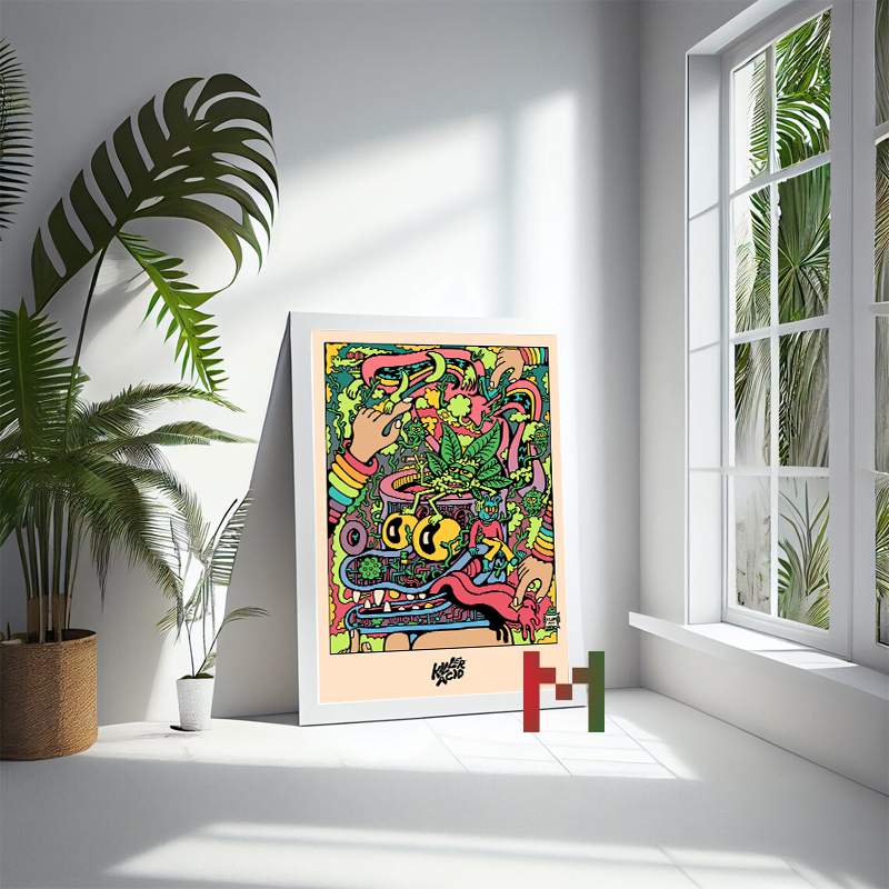Killer Acid Art Decor Canvas P - Home Decor Za review and price