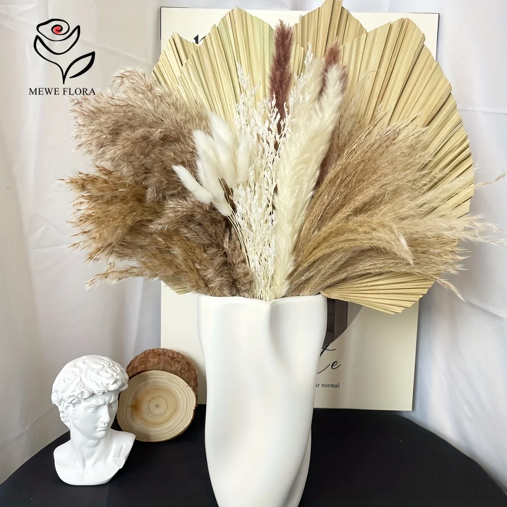 35Pcs Natural Pampas Grass Boh - Pampas Grass Decor review and price
