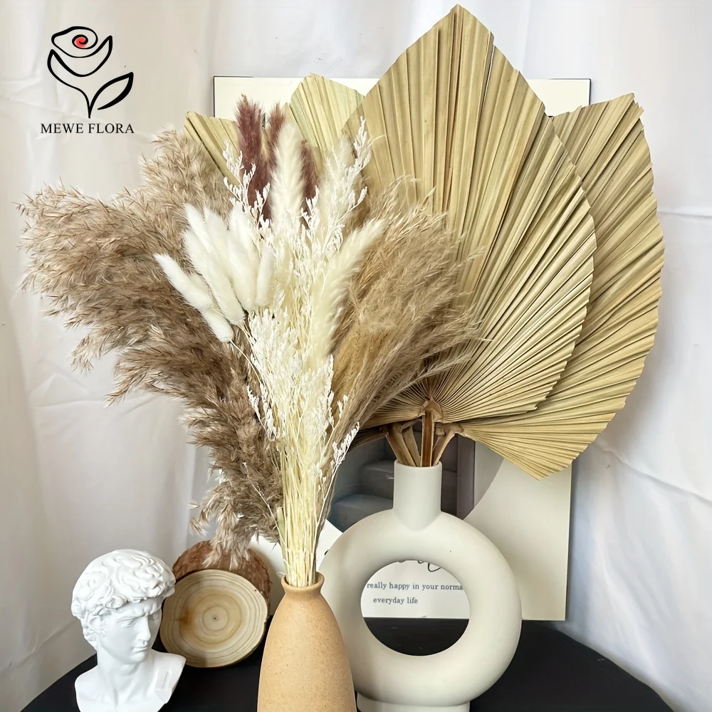 35Pcs Natural Pampas Grass Boh - Pampas Grass Decor review and price