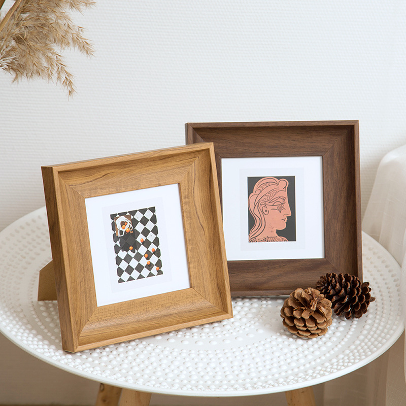 Minimalist Square Photo Frame  - Bamboo Photo Frame review and price
