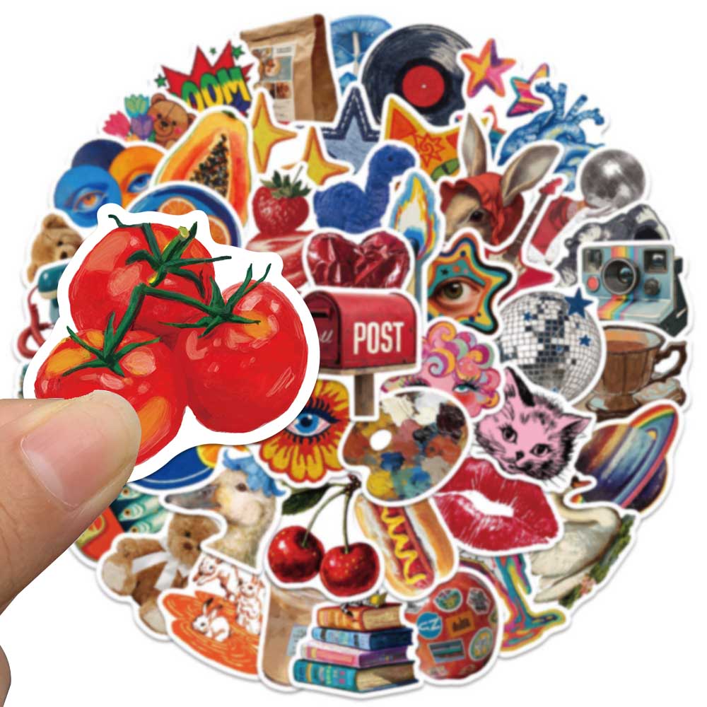 50pcs Vintage Y2K Sticker Fash - Home Decor Magazine review and price