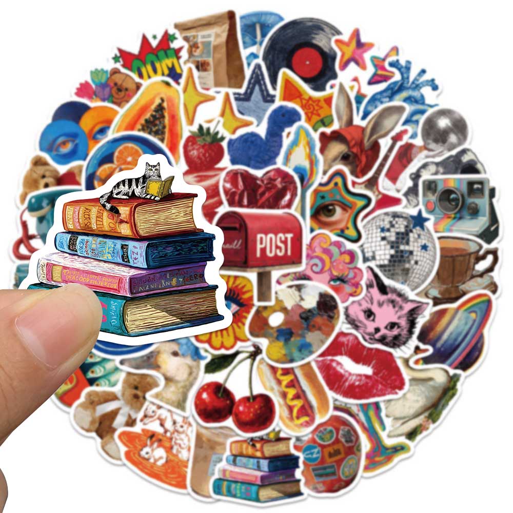50pcs Vintage Y2K Sticker Fash - Home Decor Magazine review and price