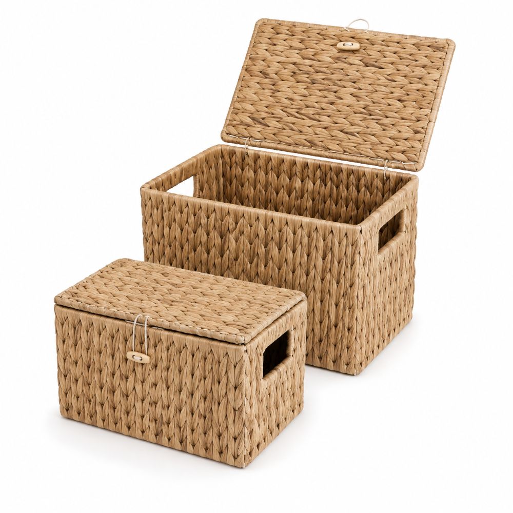 Water Hyacinth Wicker Storage  - Rattan Plant Basket review and price