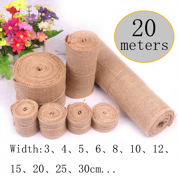 5-30CM Natural Jute Linen Fabr - Linen Table Runner review and price