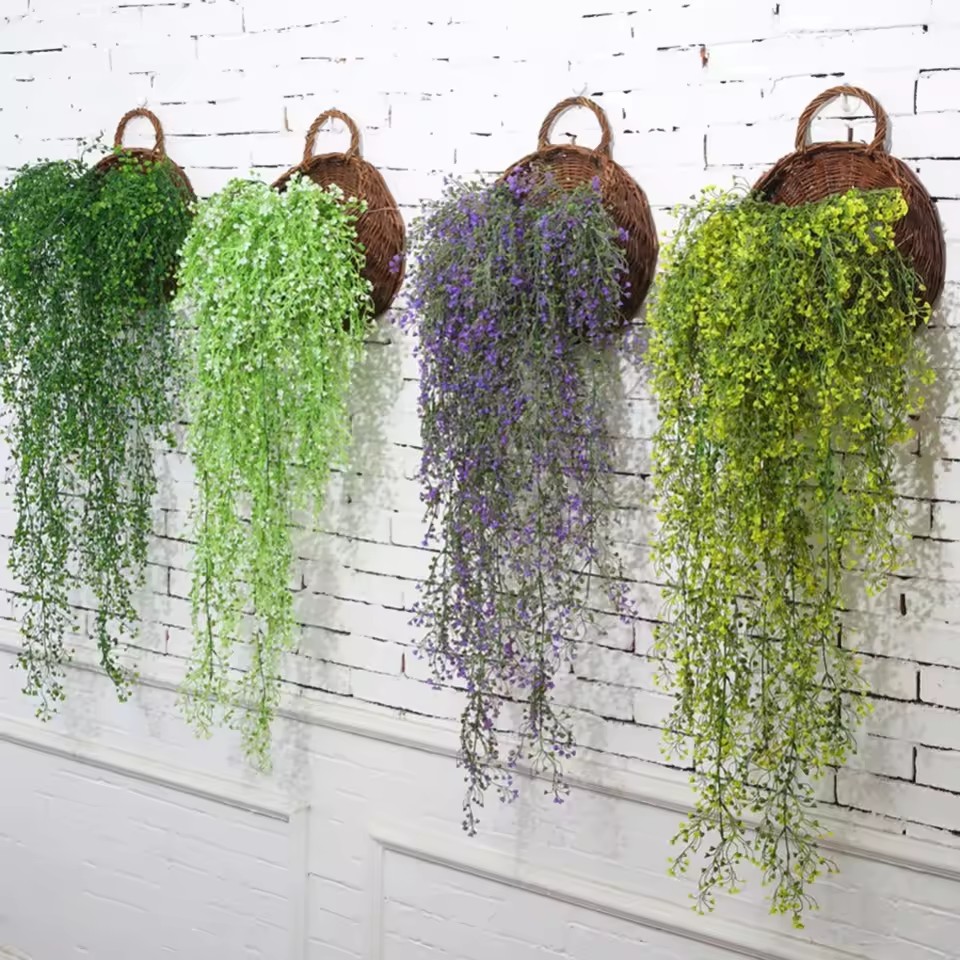Hand Made Wicker Rattan Flower - Rattan Plant Basket review and price