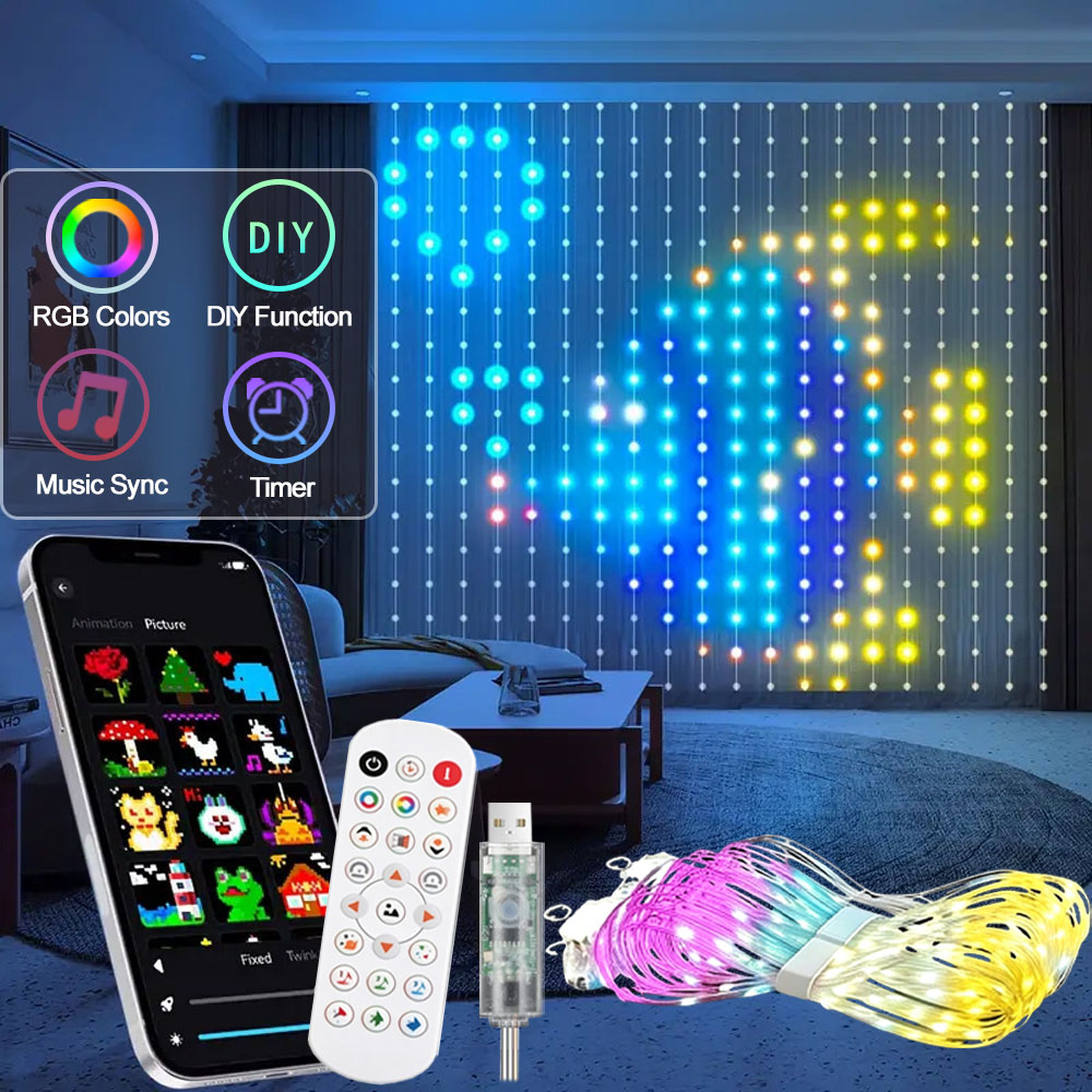 Smart LED Curtain Light APP Co - Home Decor Free App review and price