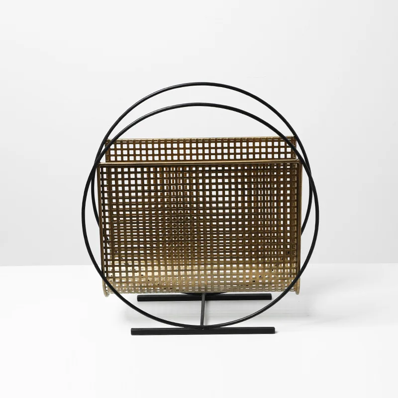 Creative Grid Round Metal Maga - Home Decor Magazine review and price