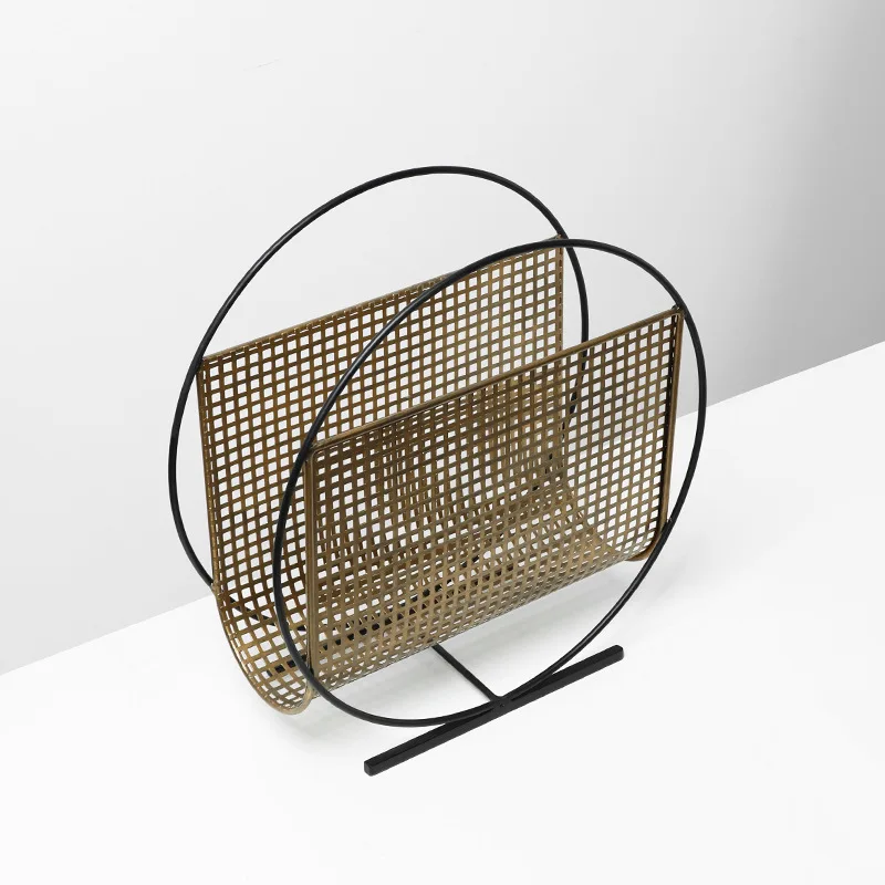 Creative Grid Round Metal Maga - Home Decor Magazine review and price