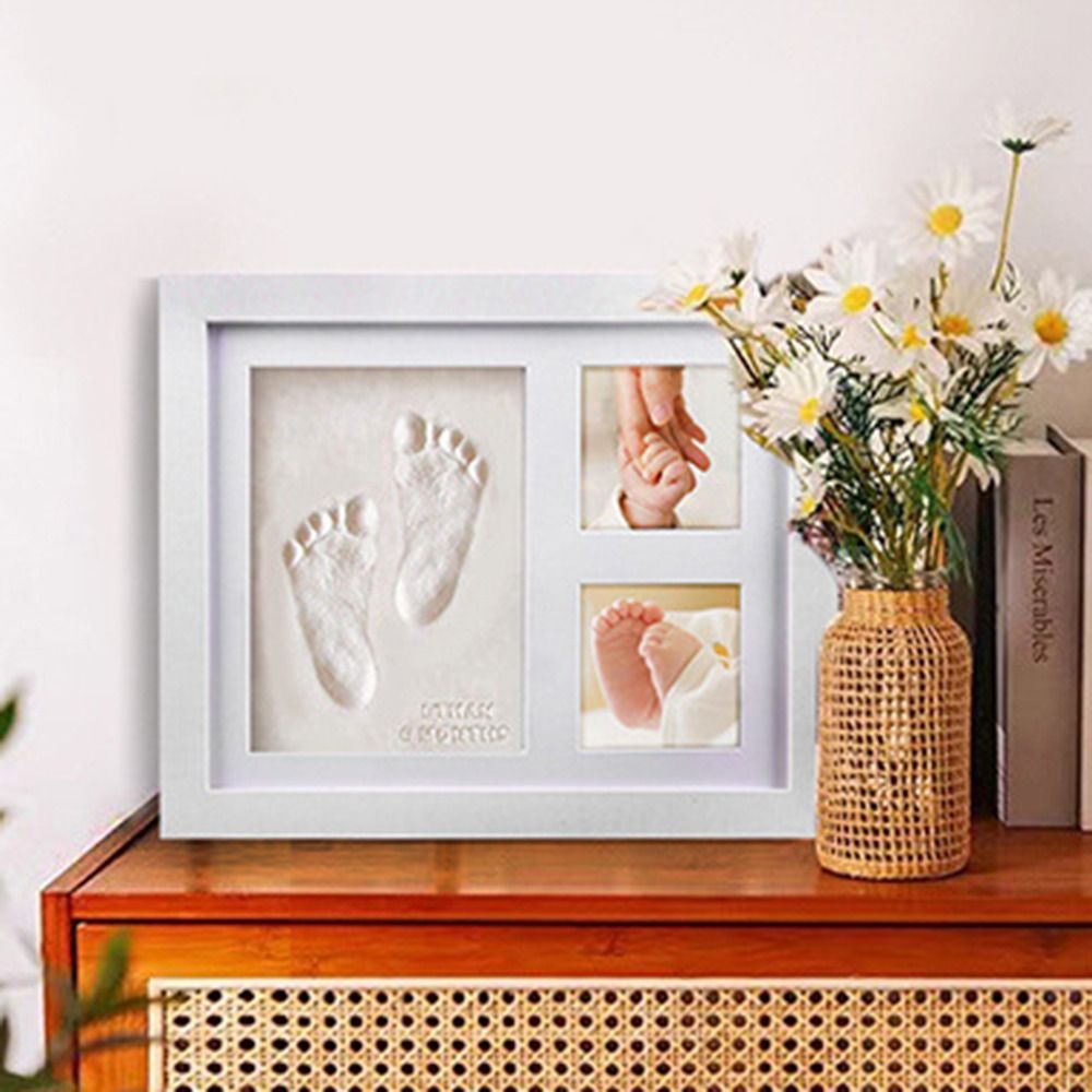 Imprint Clay Baby Hand and Foo - Bamboo Photo Frame review and price
