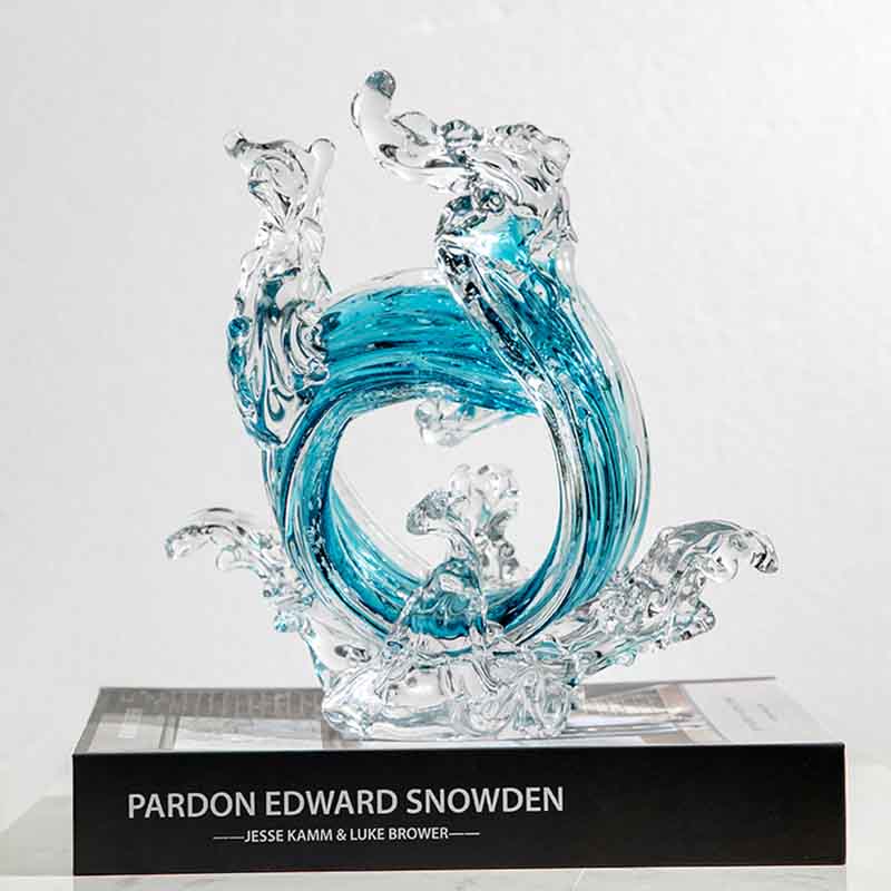 Luxury Glass Crafts Abstract S - Home Decor Y2K review and price