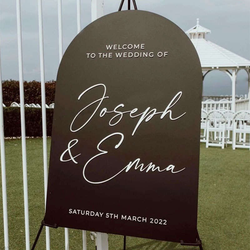 Wedding Welcome Sign Stickers  - Home Decor Indonesia review and price