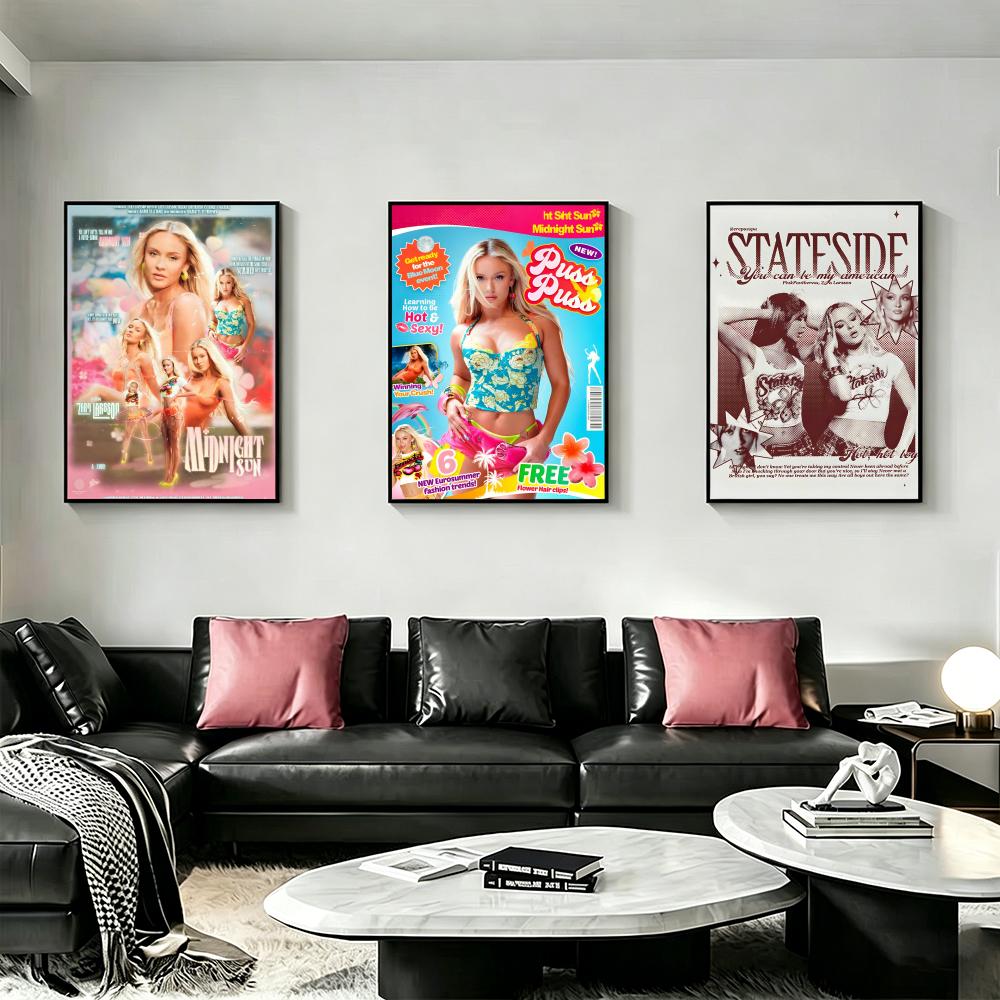 Singer Z-Zara L-Larsson Poster - Home Decor Za review and price