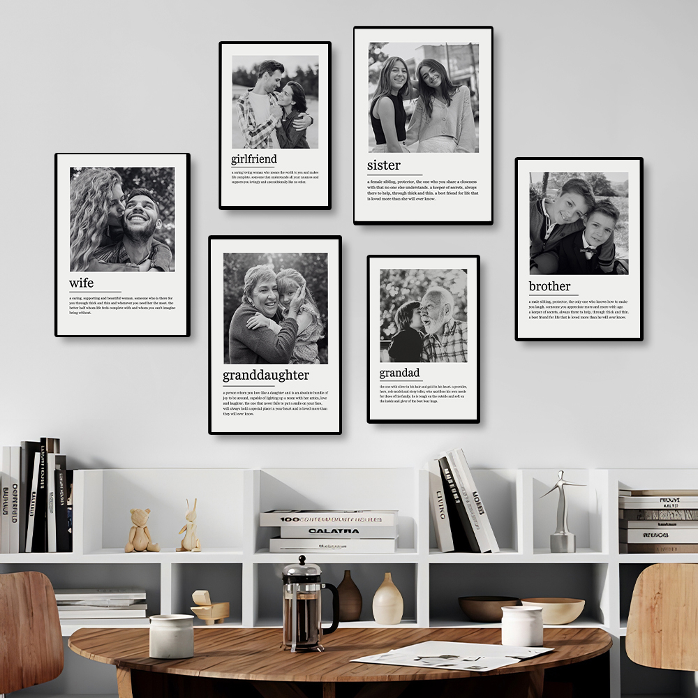 Custom Family Photo Canvas Pai - Home Decor Theme review and price