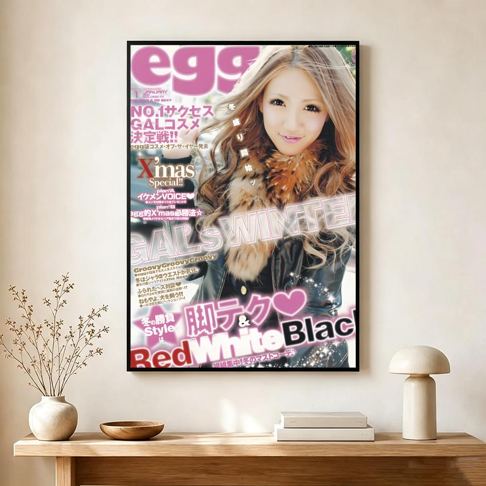 gyaru magazine EGG GAL Poster  - Home Decor Magazine review and price